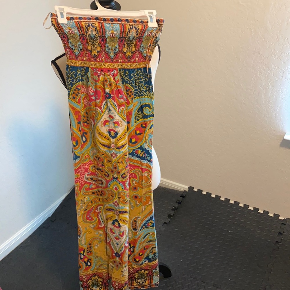 Boho Style Long Maxi Dress Sleeveless